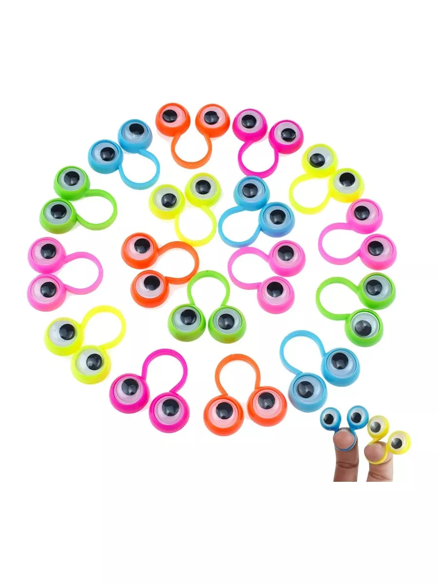 100 Pcs Eye Finger Puppets Toys Set