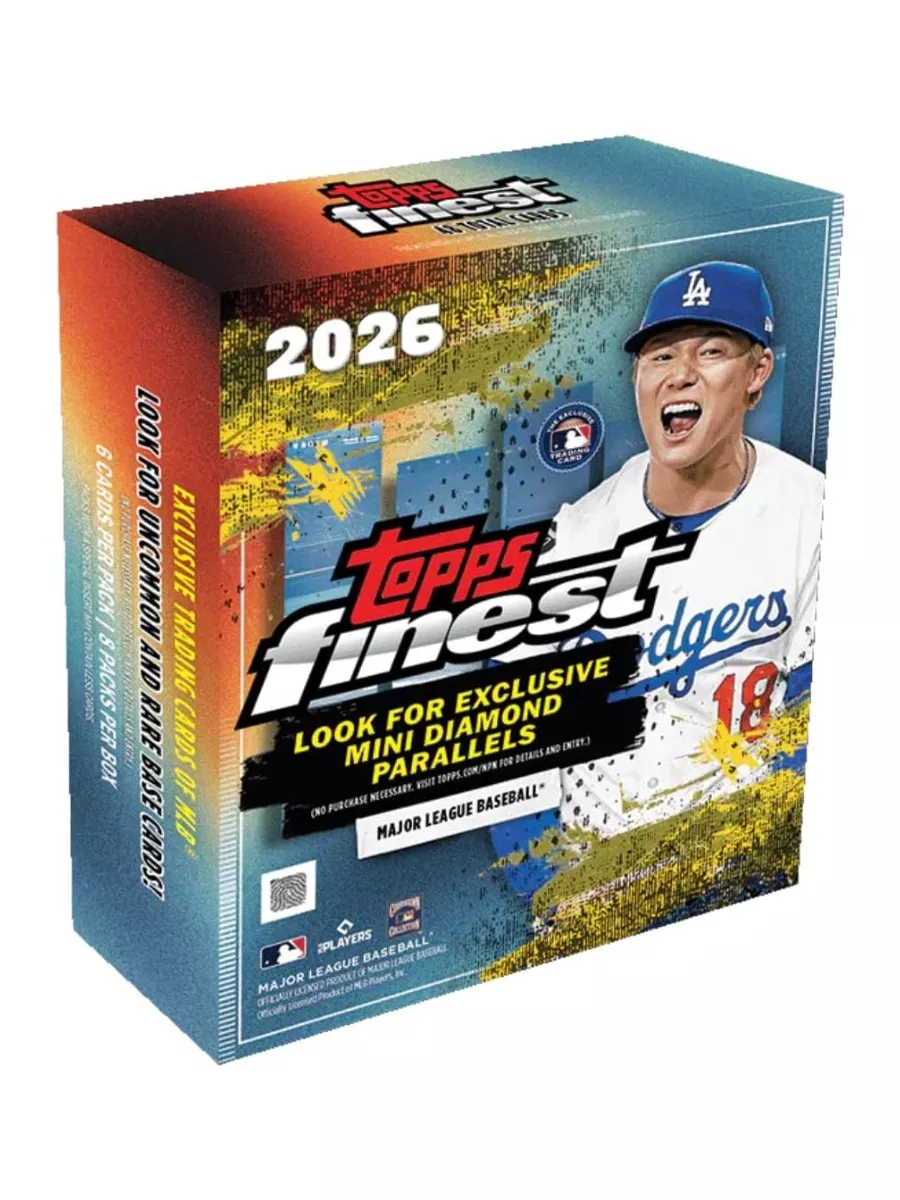 2026 Topps Finest Baseball Mega Box