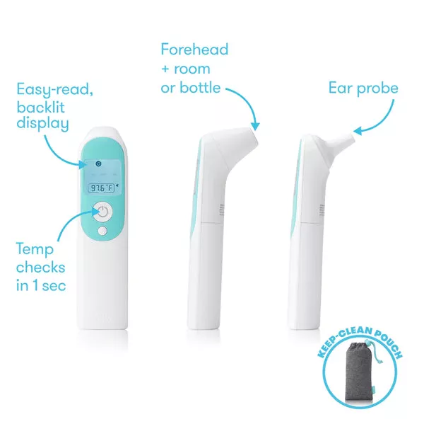 3 in 1 Ear, Forehead & Touchless Infrared Thermometer