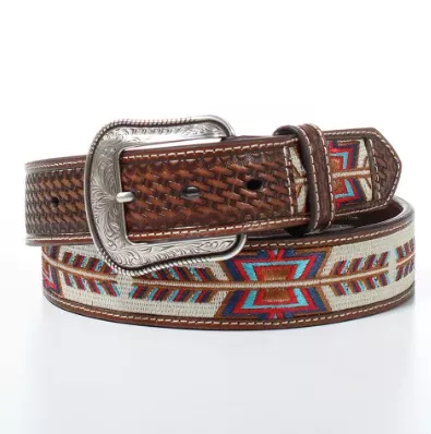 3D Men's Arrow Basketweave Belt
