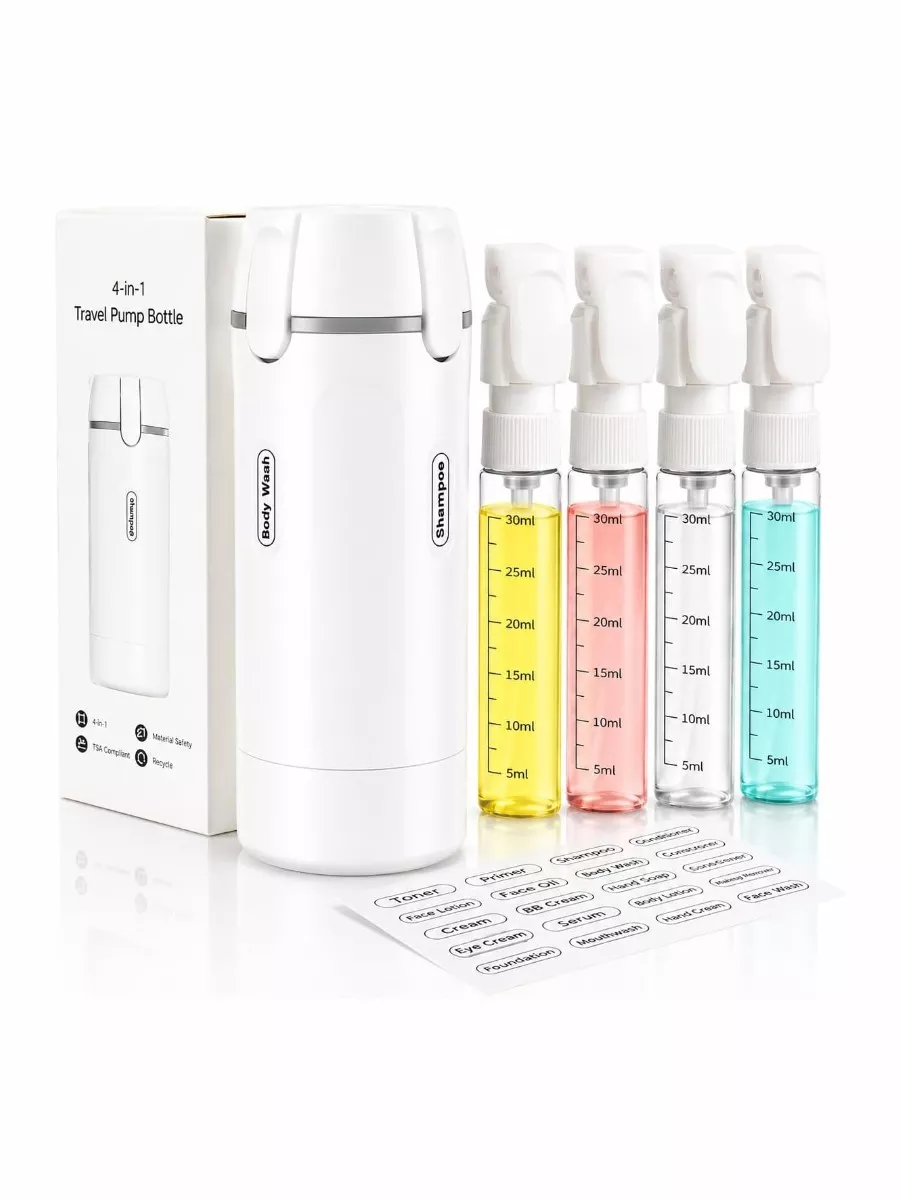 4 in 1 Travel Dispenser Bottle