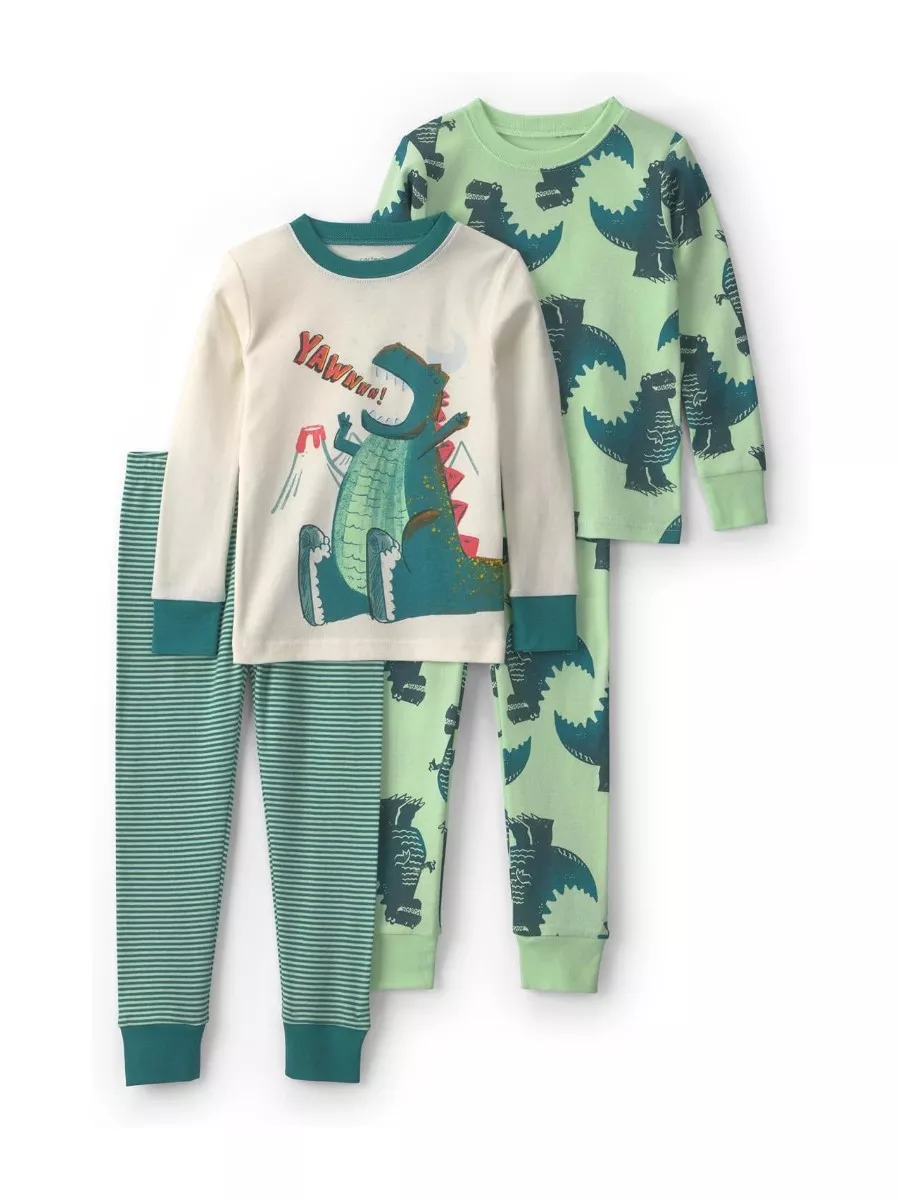 4-Piece Toddler Pajama Set - Fox Print