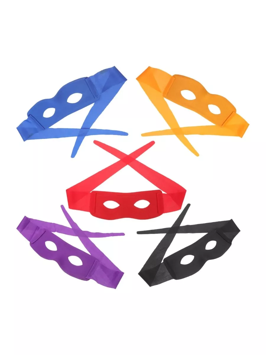 5 Pack Masquerade Masks, Assorted Colors