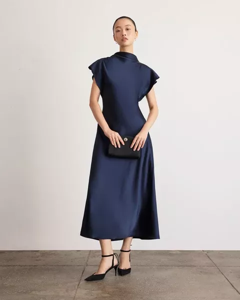 Adrien dress in anthracite