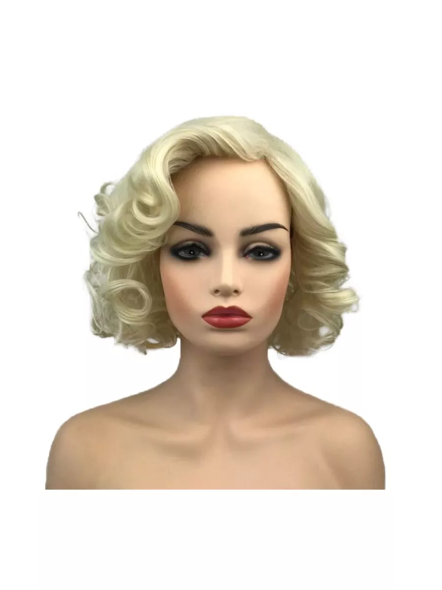 Aimole Blonde Short Curly Wig