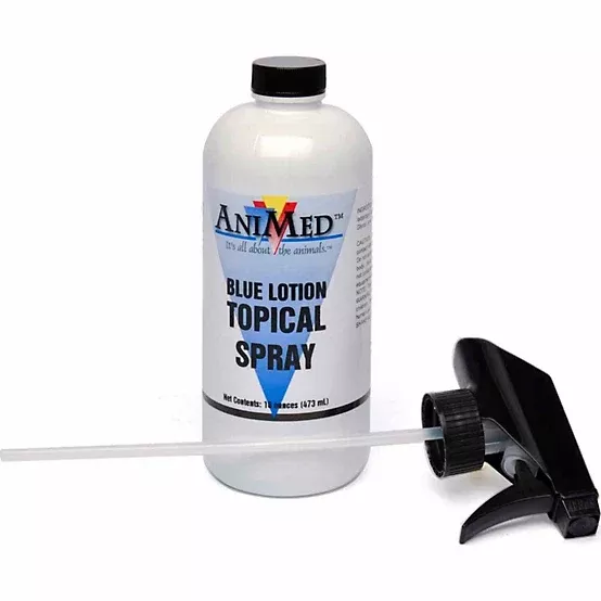 Animed Blue Lotion with Sprayer