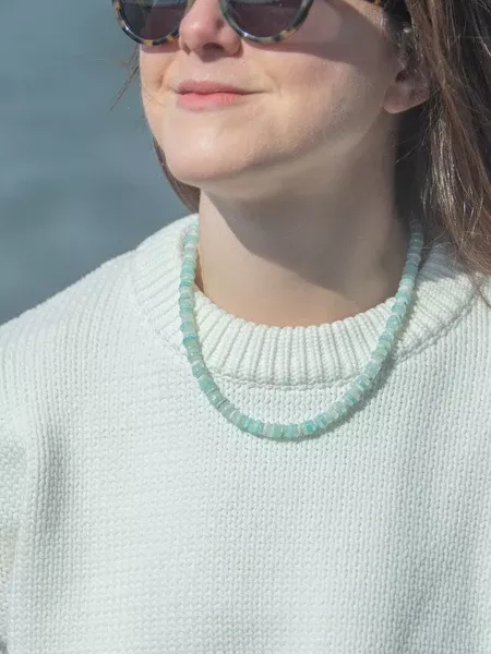 Aria Necklace in Blue