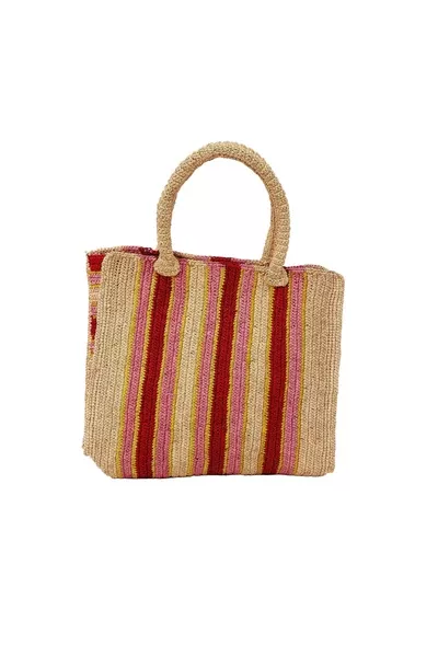Arlington Stripe Tote in Ocean Stripe