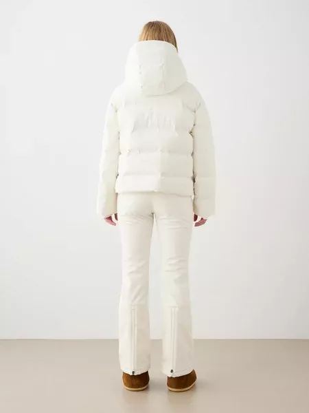 Aurora ski jacket in off white