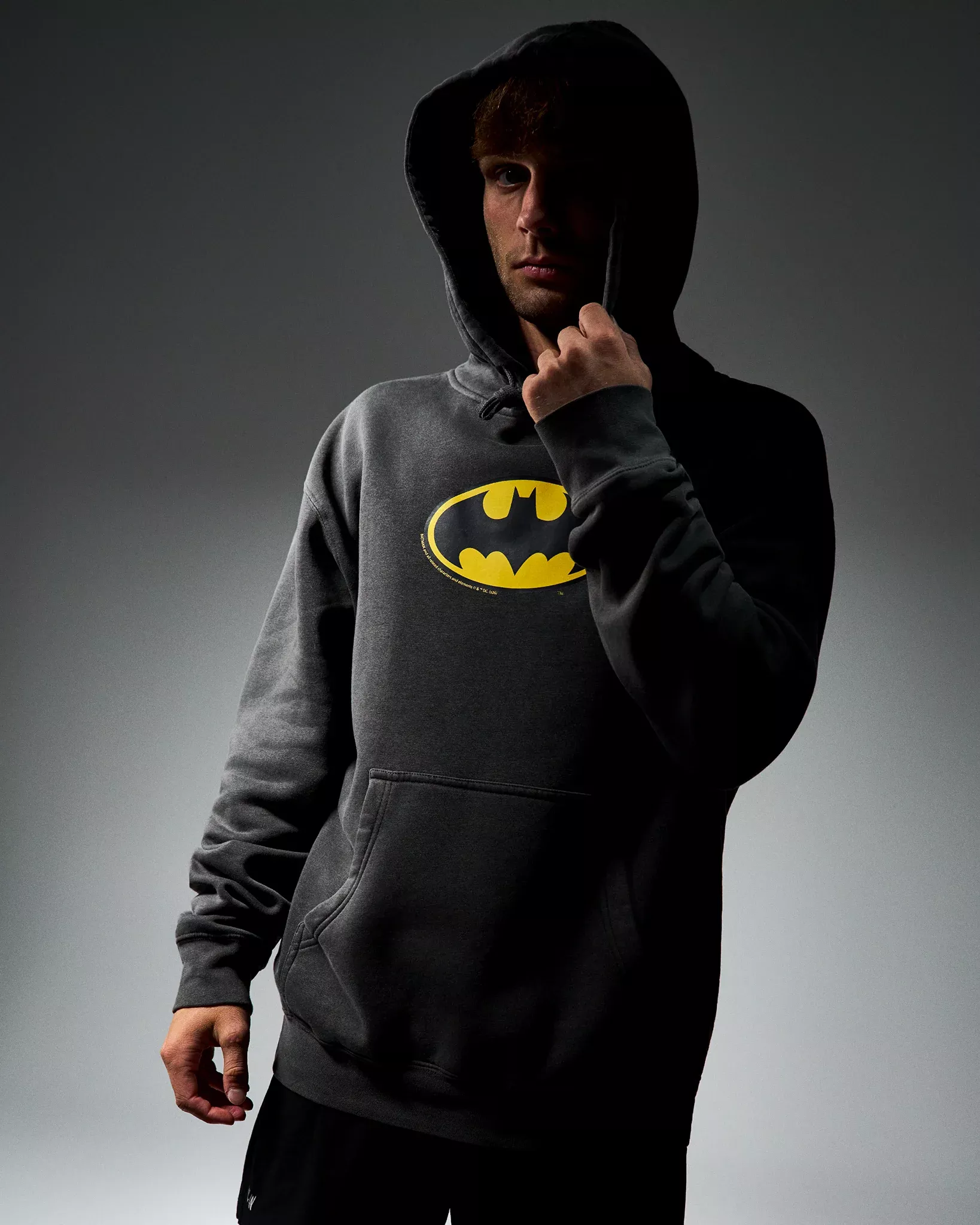 Batman Icon Washed Hoodie
