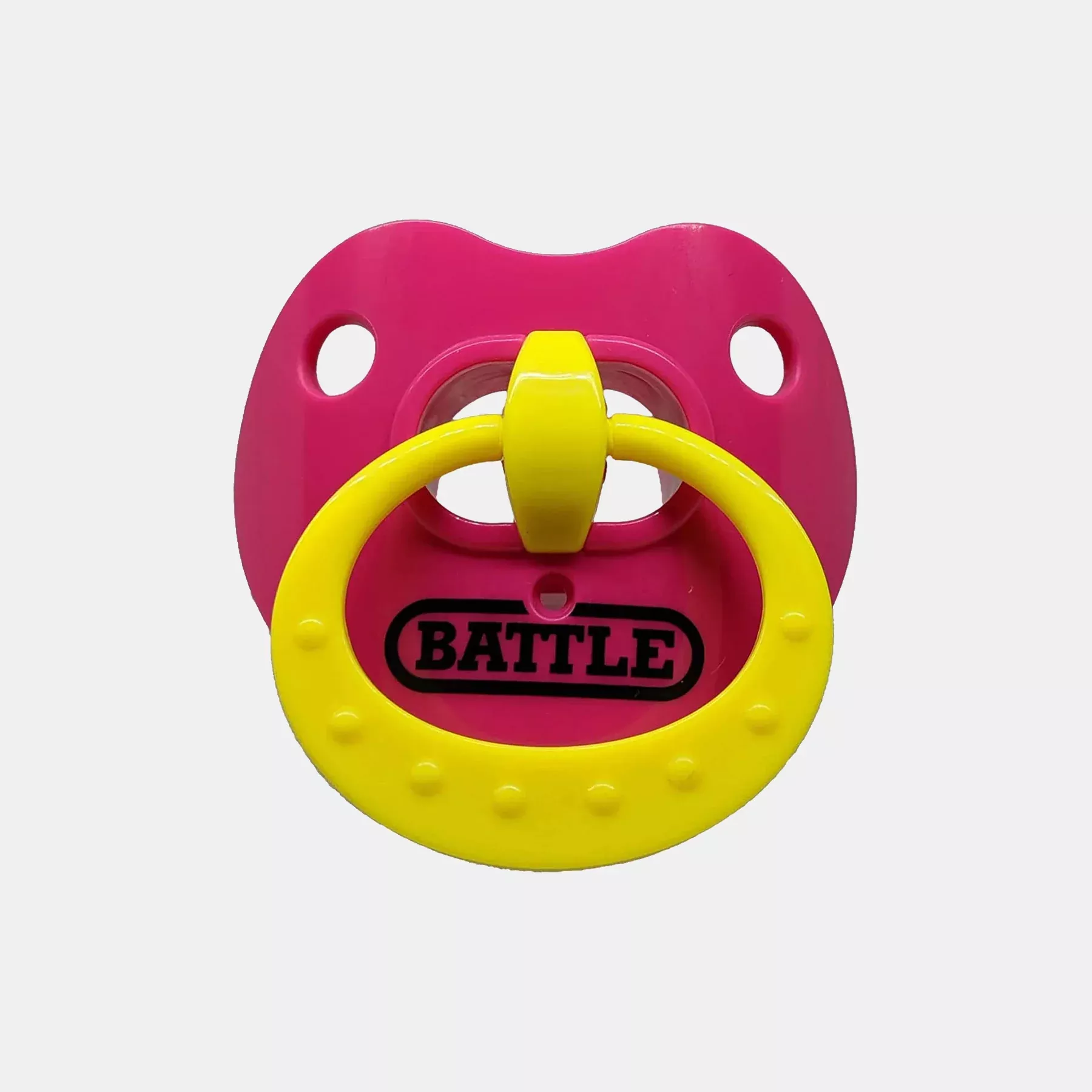 Battle Sports Binky Oxygen Pink And Yellow