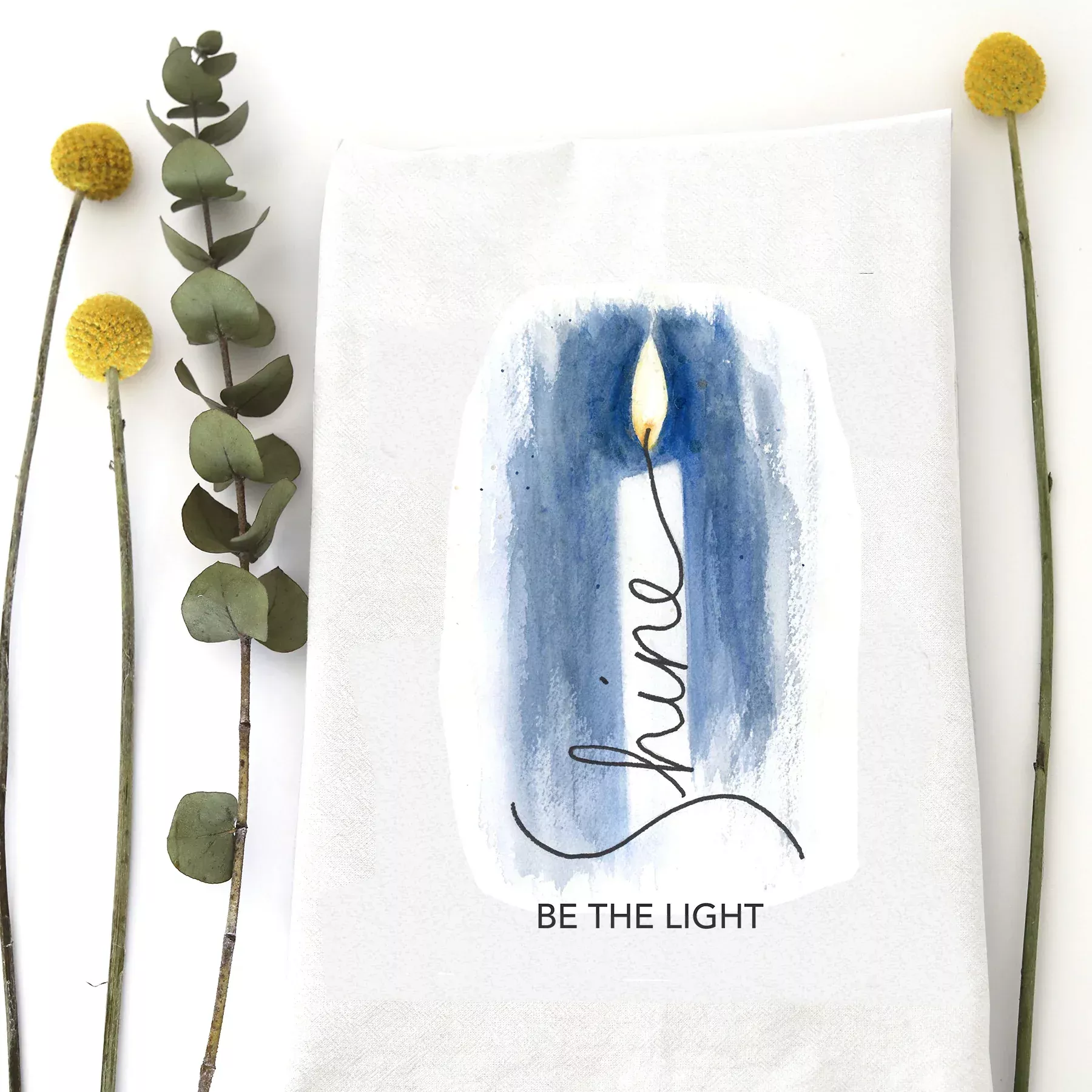 Be the Light Tea Towel