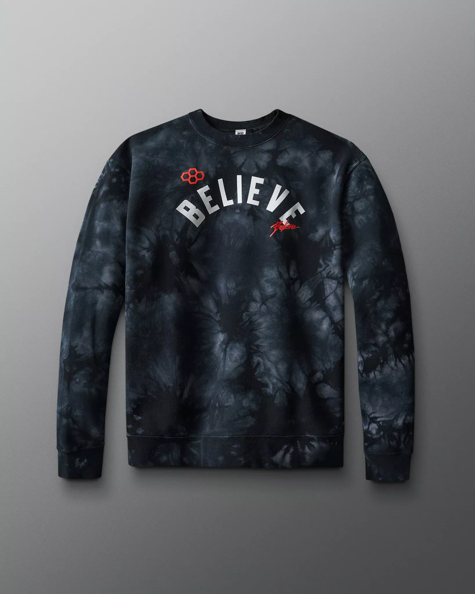 Believe Tie-Dye Crewneck