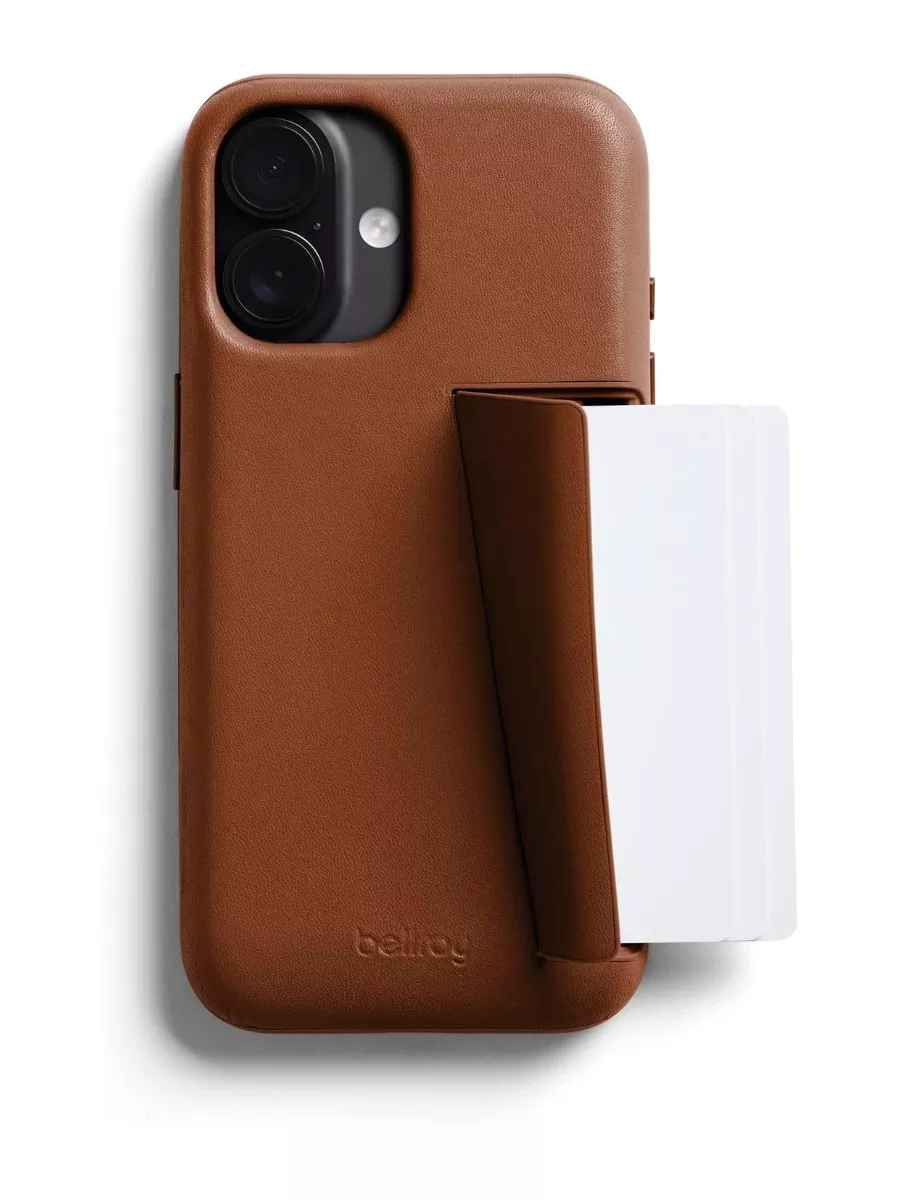 Bellroy 3 Card Phone Case for iPhone 17 in Rust