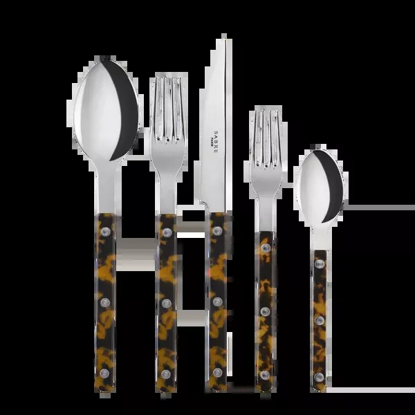 Bistrot Place Setting in Tortoise, Set of 5