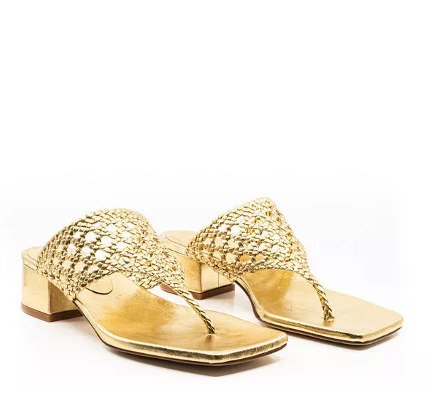 Brenda gold sandal