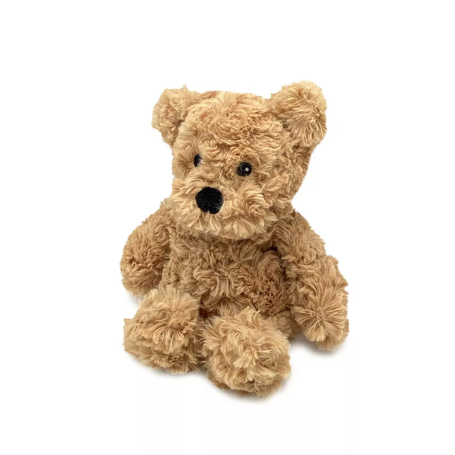 brown curly bear junior warmies