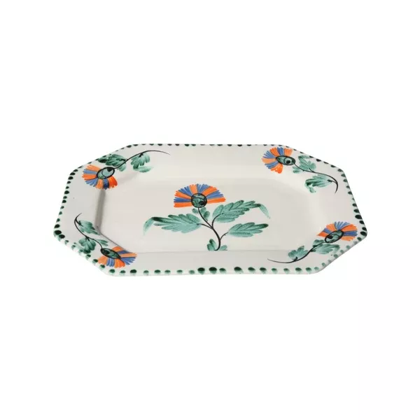 Carnation Octagonal Platter