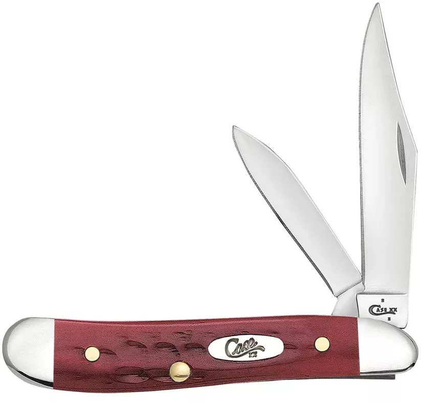 Case Pocket Worn Corn Cob Jig Old Red Bone Peanut