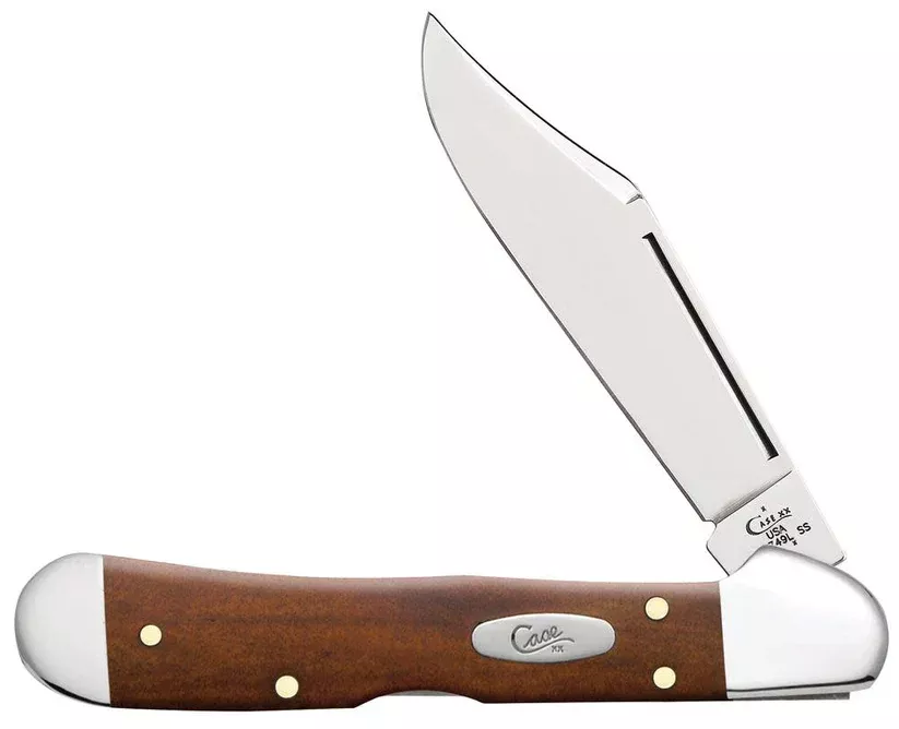 Case Smooth Chestnut Bone Mini CopperLock