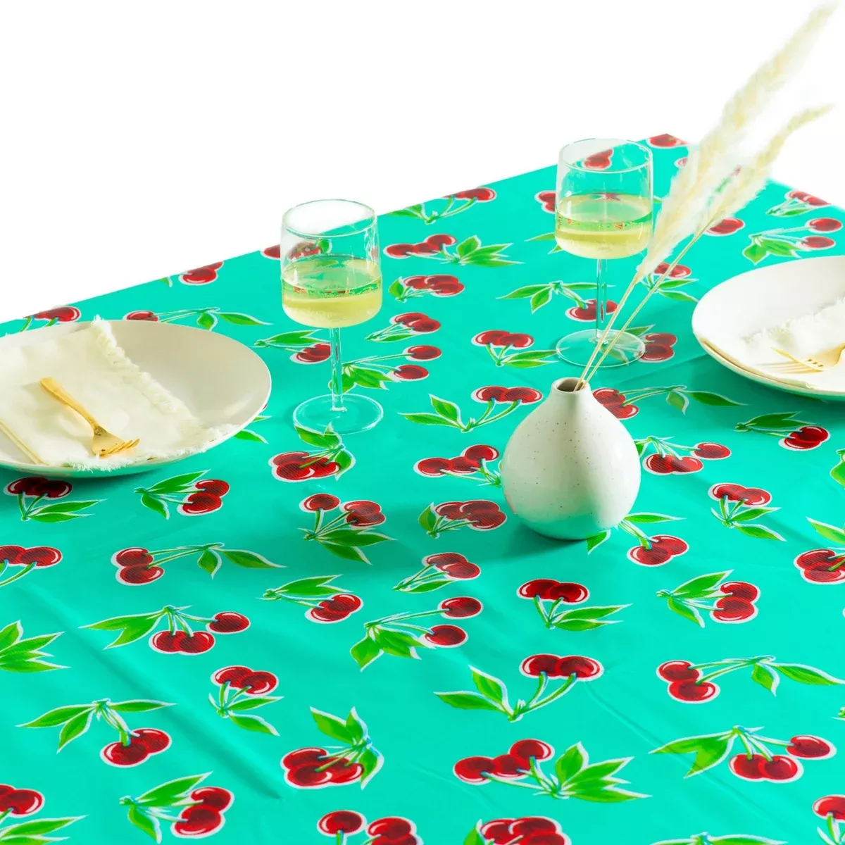 Cherries Vinyl Tablecloth
