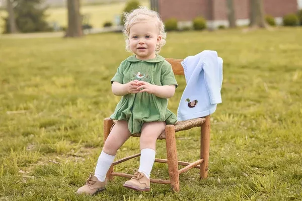 Chest Smocked Bubble in Mallard