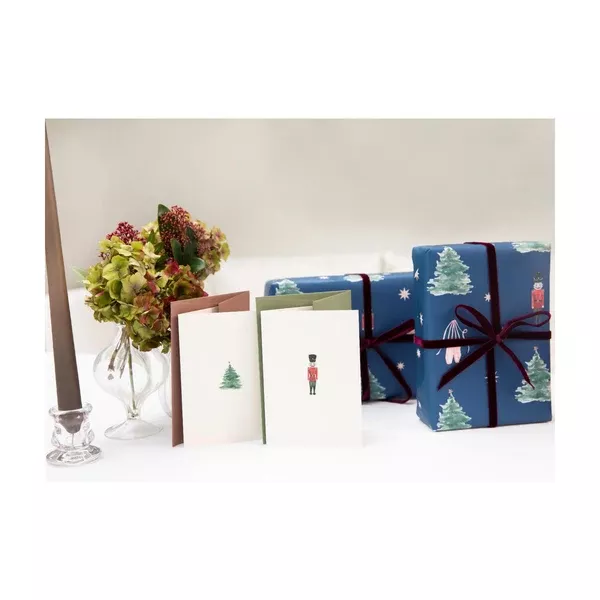 Christmas Tree Cards, Set of 5