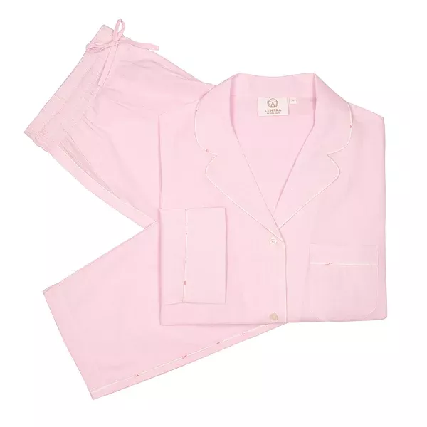 Classic Pinstripe Cotton Pajamas