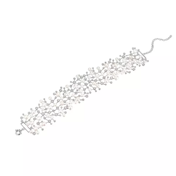 Constellation pearl choker