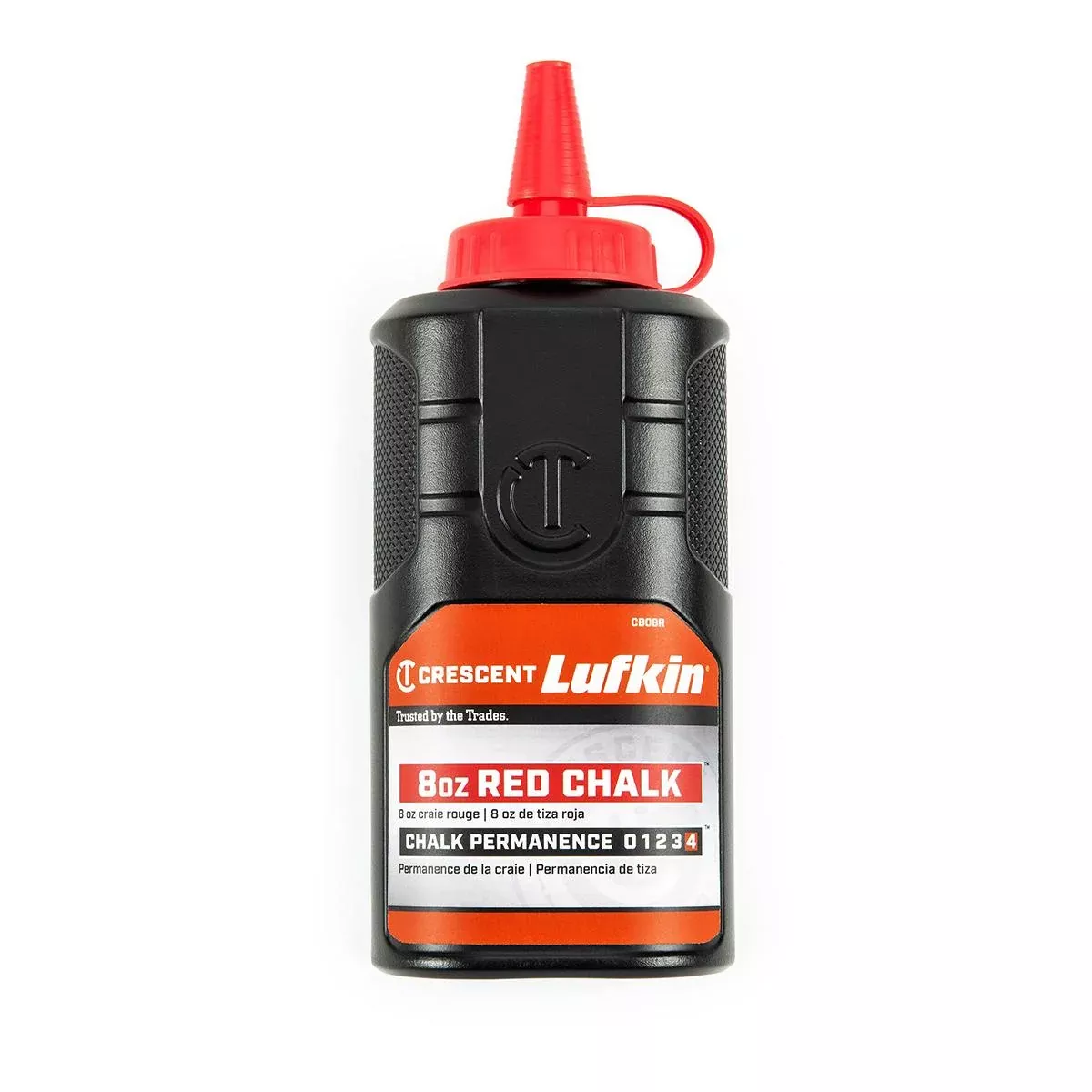 Crescent CB08R CHALK BOTTLE -RED -8OZ