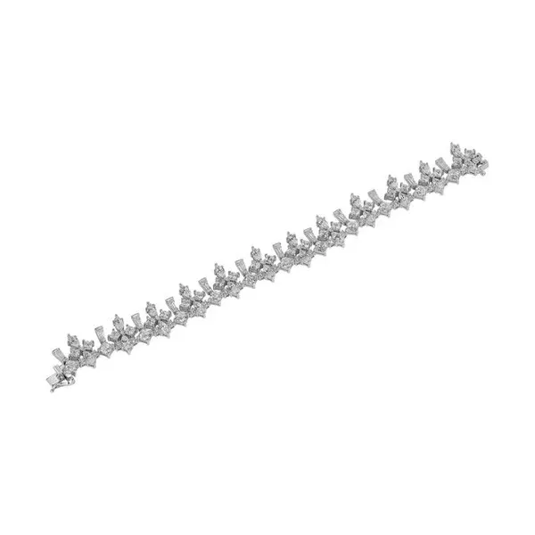 Diamond Fleur De Lys Bracelet