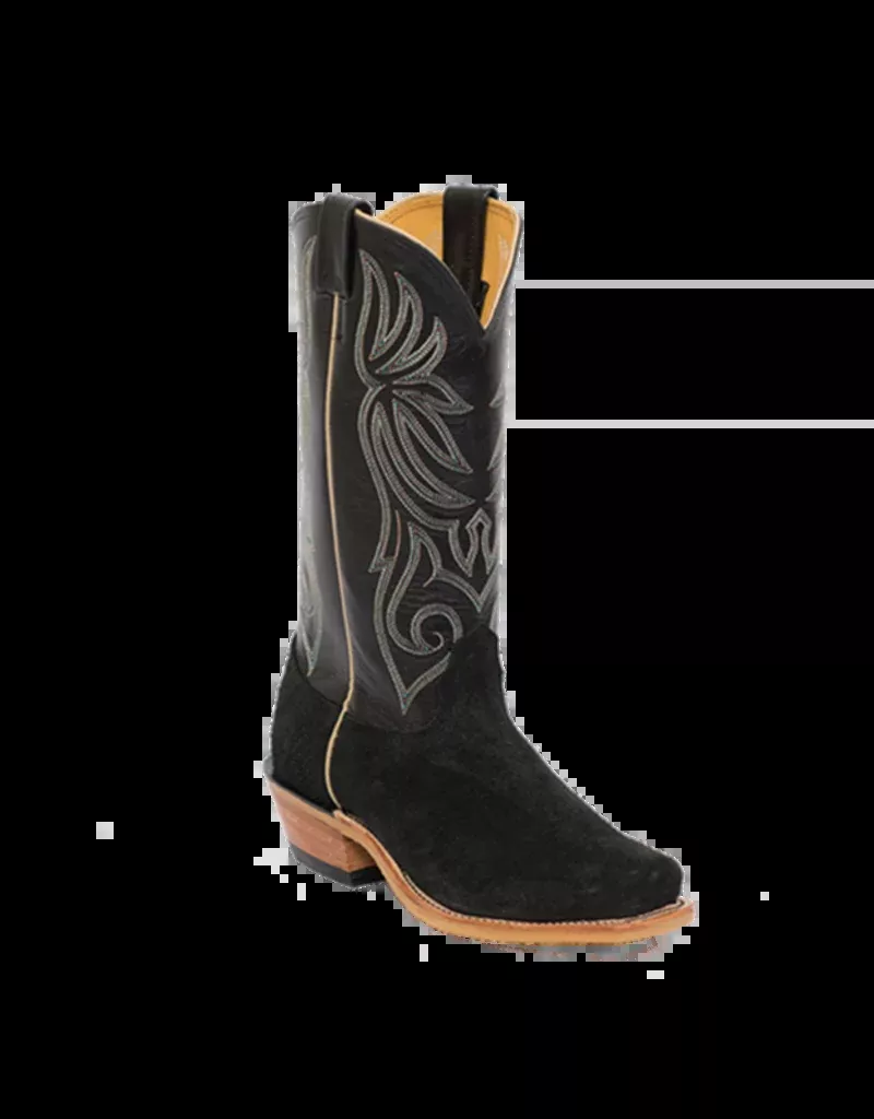 Fenoglio Black Victoria Roughout Boot