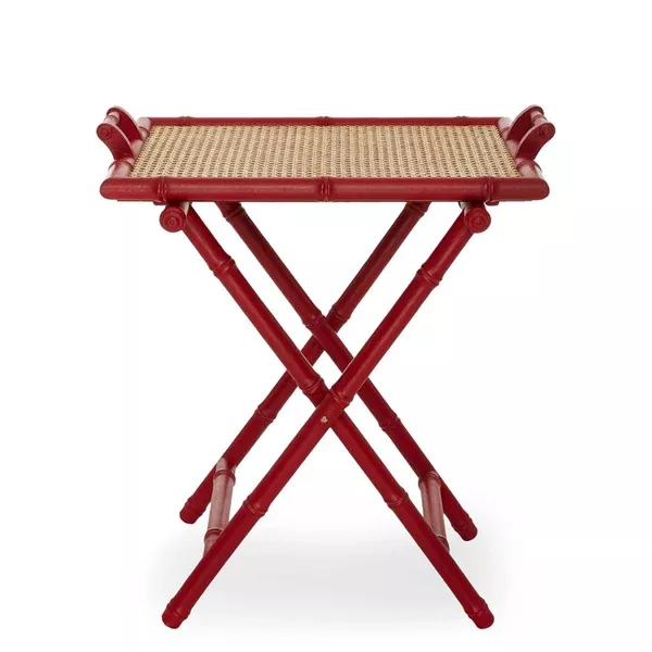Folding Tray Table in Red