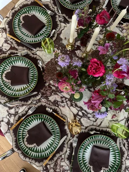 Green Punk Dinner Plate