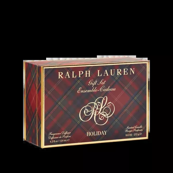 Holiday gift set in red