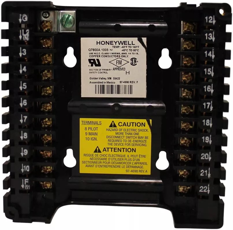 Honeywell Q7800A1005 Wiring Subbase - Panel Mount