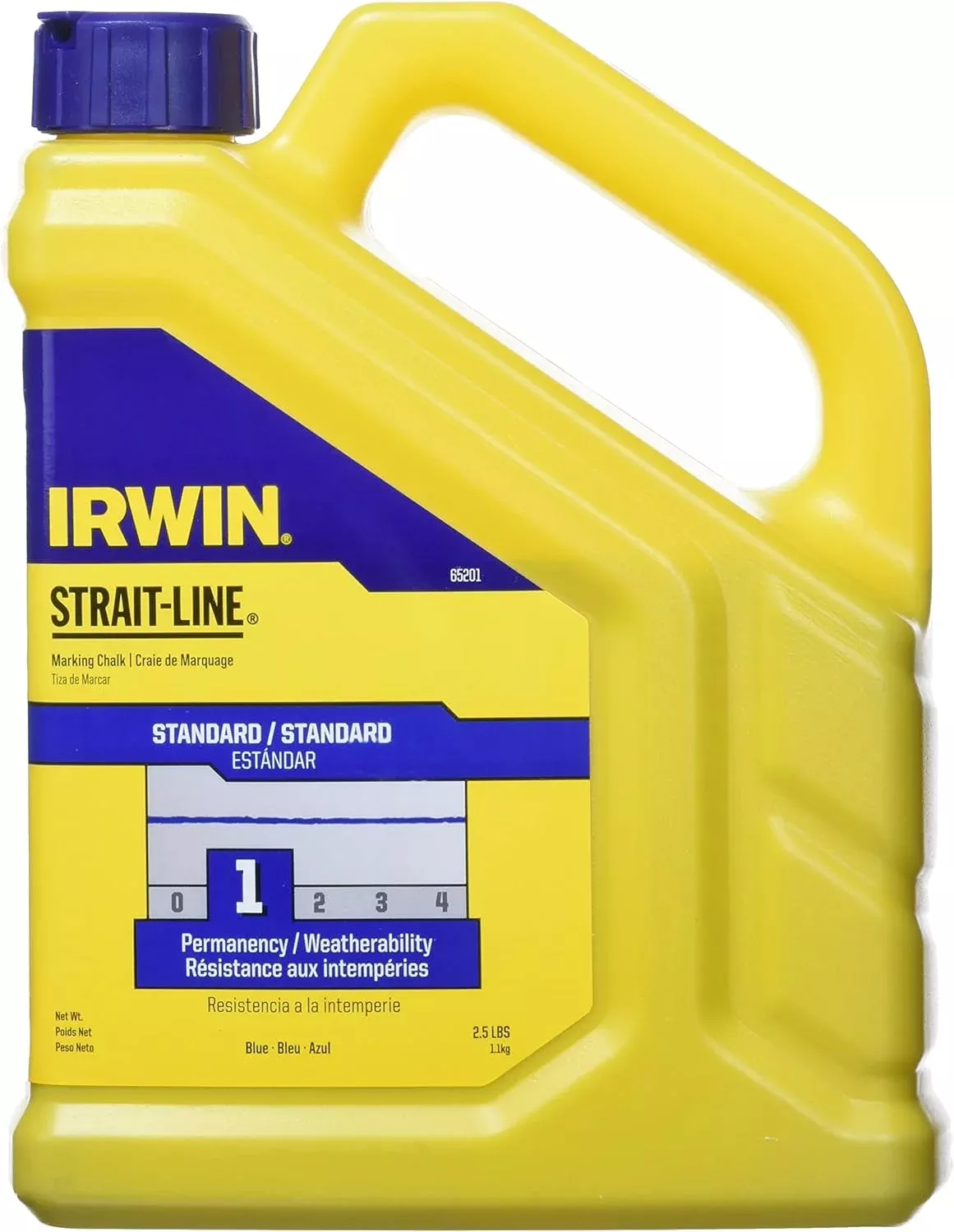 Irwin 65201 Tools Strait-Line Standard Marking Chalk 2.5-Pound Blue