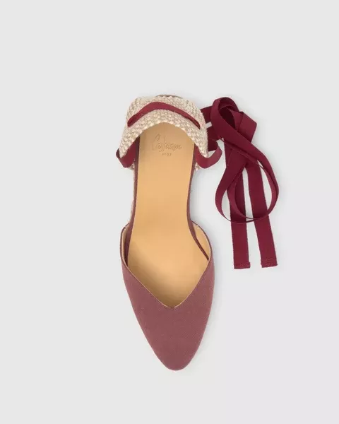 Jud Espadrille in Wine