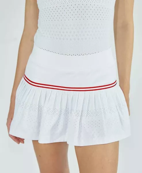 Lace Skort in White