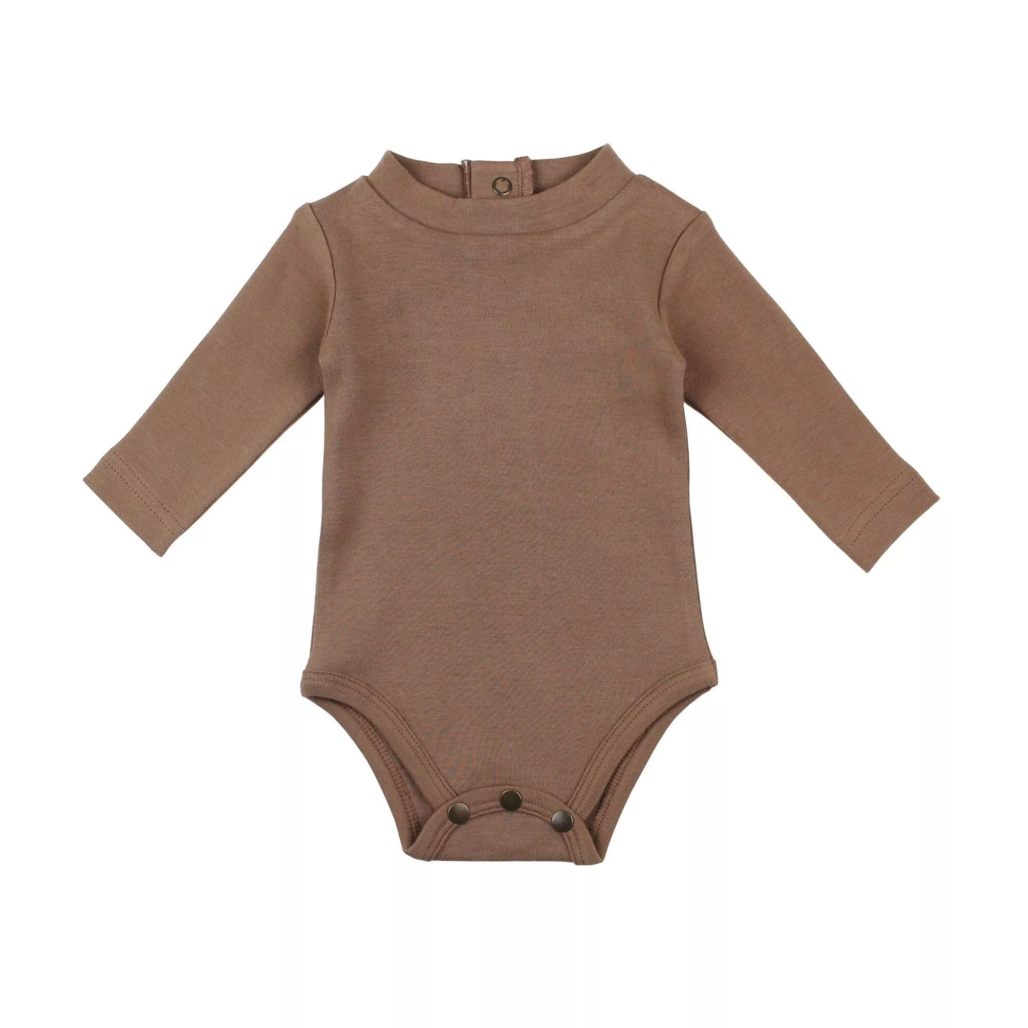 latte | organic mock-neck bodysuit