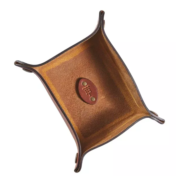 Leather Change Tray