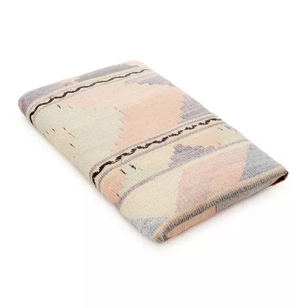 Light Shell Psychedelic Kilim Crib Sheet