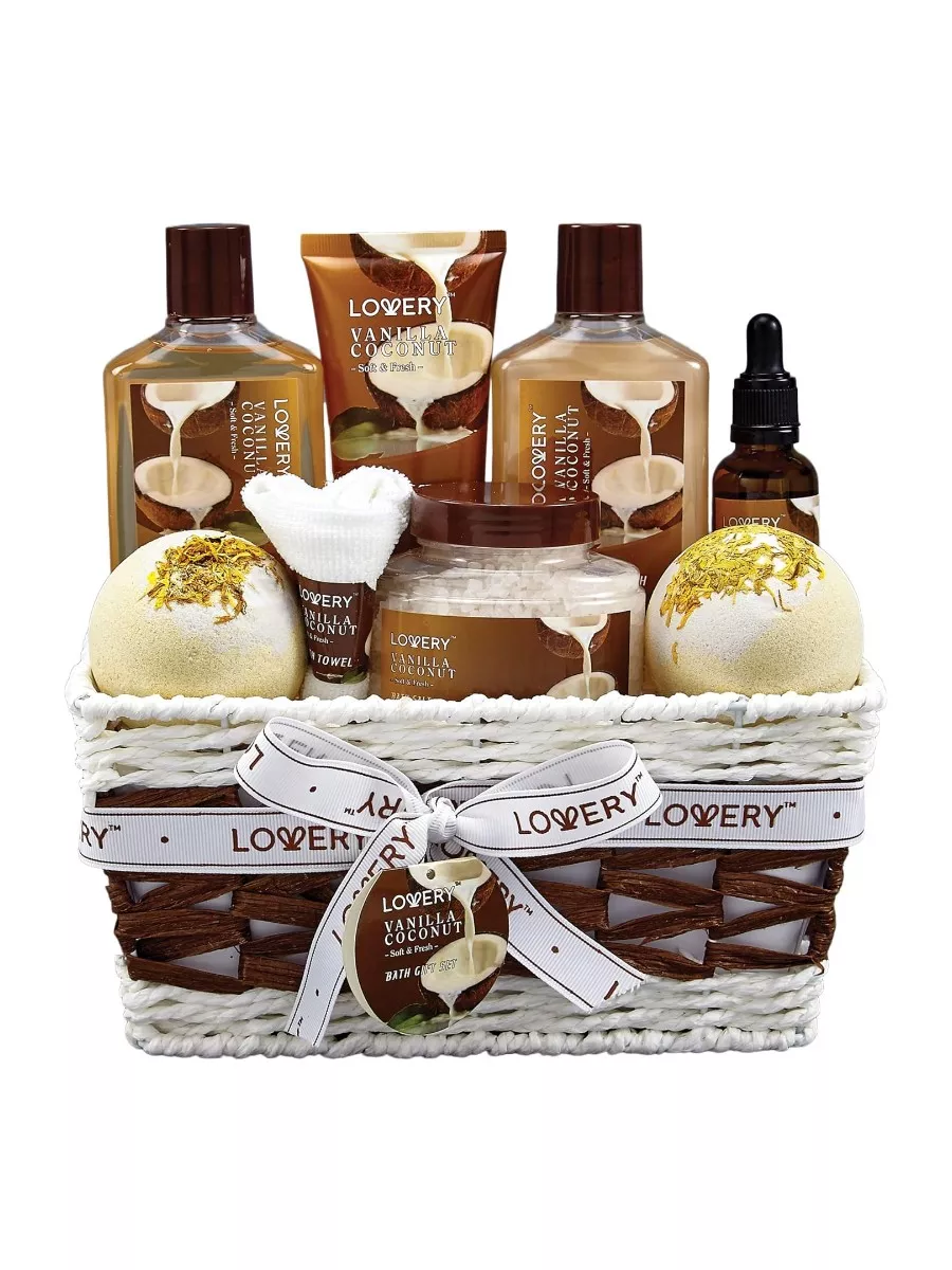 Lovery Vanilla Coconut Home Spa Gift Set