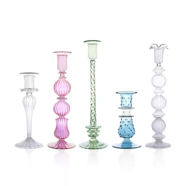 Luxor Glass Candlestick