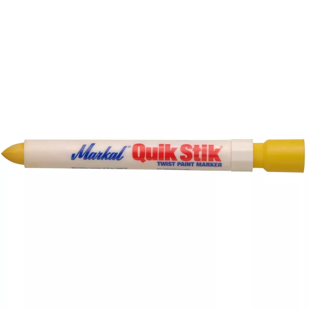 Markal 061053 Quik Stik Solid Paint Crayon - Yellow