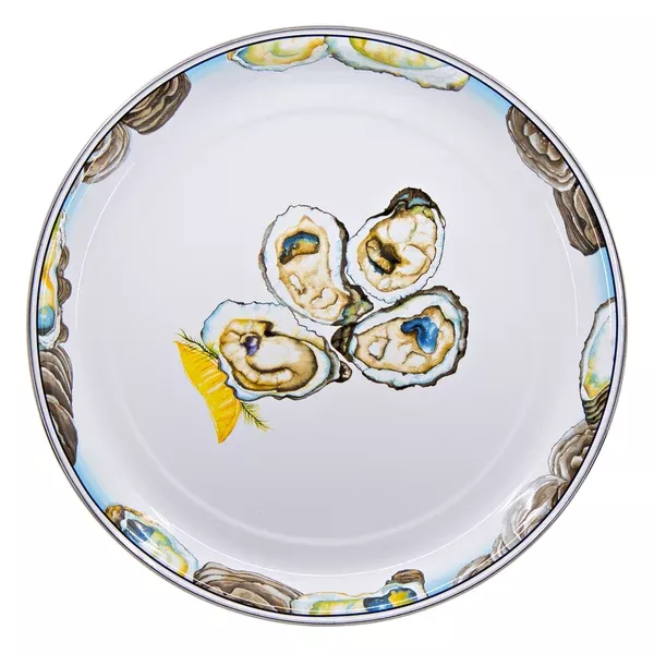 Medium tray in oyster
