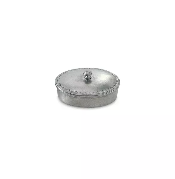 Oval Lidded Box, Medium