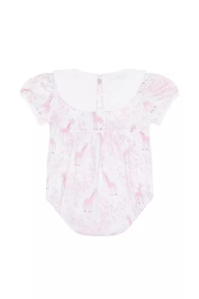 Pink giraffe print bubble