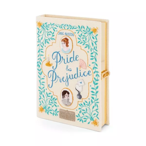Pride and prejudice book clutch