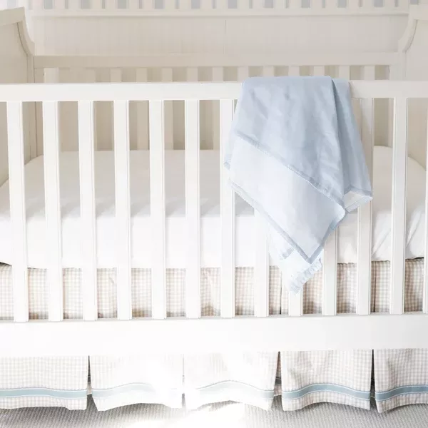 Receiving blanket in blue